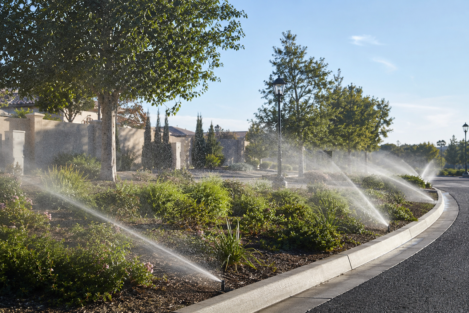 Commercial irrigation system serving an HOA on the Treasure Coast